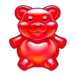 Czerwony miś symbol