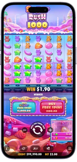Sugar Rush 1000 Gameplay and Free Spins